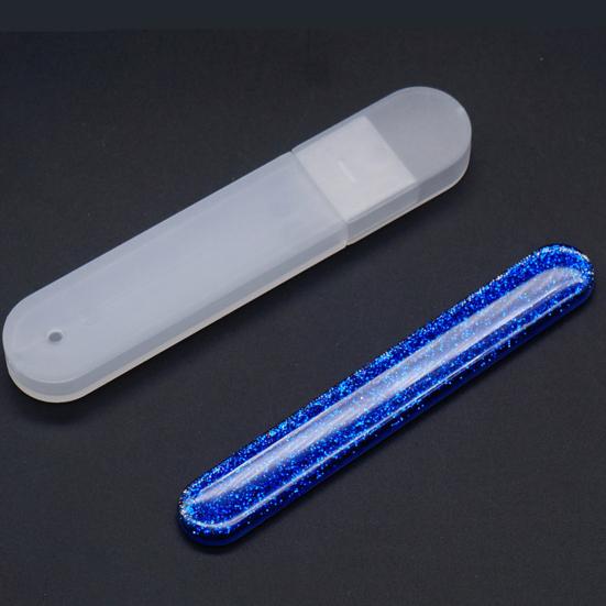 Красочные блестящие нано-стеклянные пилочки для ногтей, простое управление, профессиональный маникюрный лак, буферный уход за ногтями
