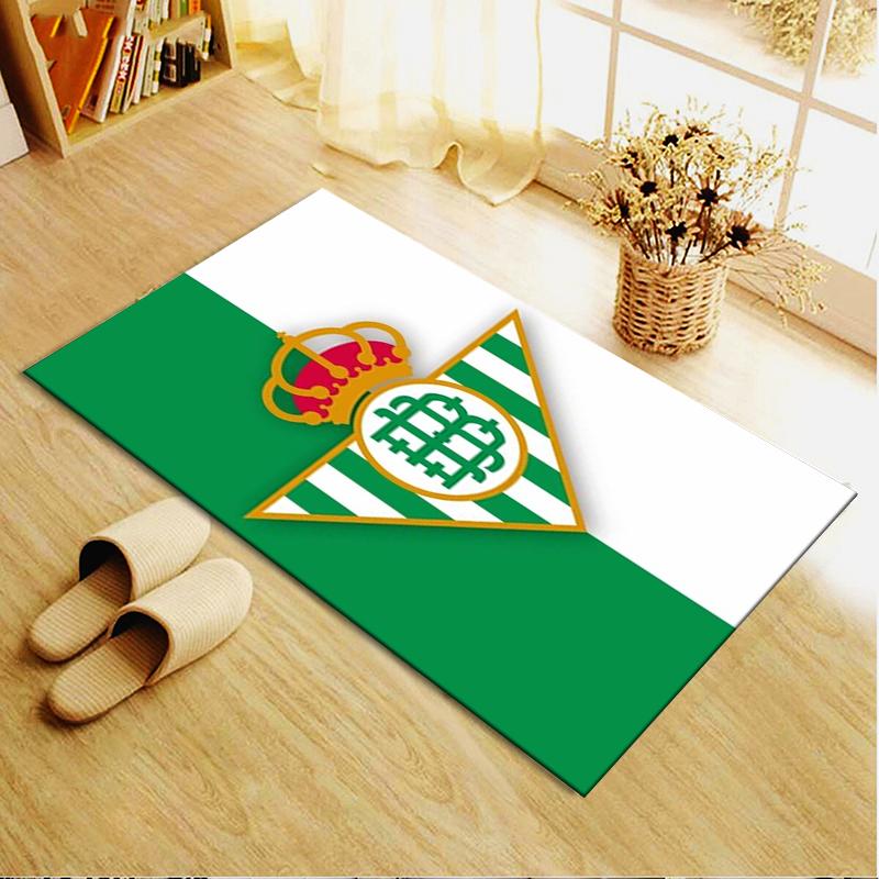 Новый ковер Real Betis 2025 для гостиной, спальни, дома, украшение дивана, нескользящий коврик для игр детей