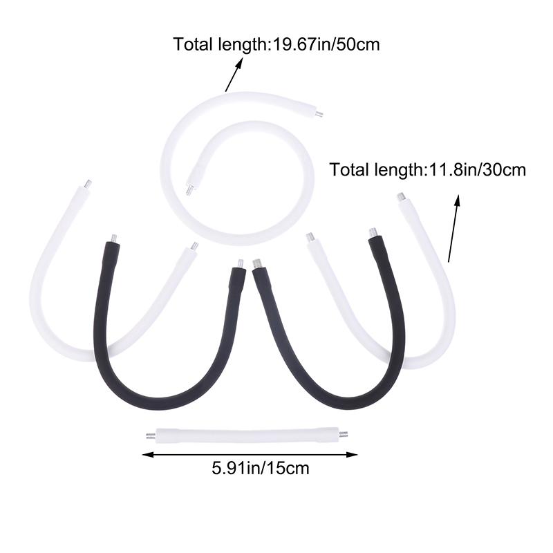 1 шт. M6 M8 Мужская внутренняя резьба Мягкий легкий гибкий кабелепровод DIY металлический силиконовый шланг гибкая формовка универсальный для лампы