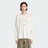 adidas Terrex X And Wander Collaboration FW23 Узор Печатный Спортивная Футболка Унисекс с Круглым Вырезом И Длинными Рукавами Топы Белые HZ0670