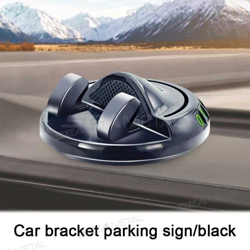 SEAMETAL Car Phone Holder ABS Dashboard Navigation 360 Rotation Parking Number Plate Stable Anti-Slip Universal