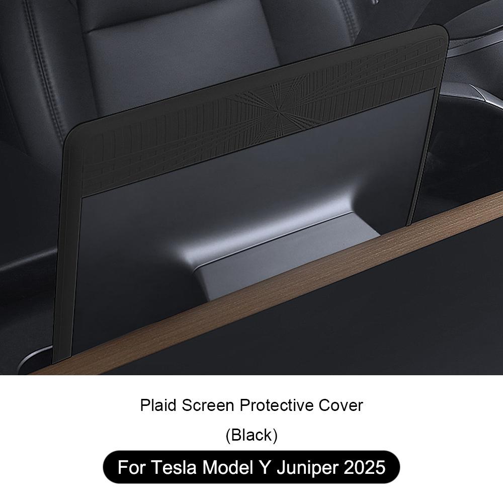 For Tesla Model Y Juniper 2025 Car Wireless Charging Silicone Pad Screen Protective Cover Center Panel Stickers Protection Frame