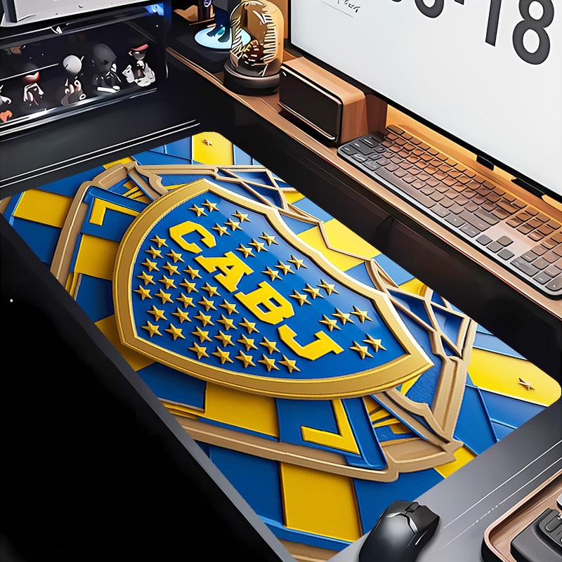 Club Atlético Boca Juniors Theme Premium Non-slip Mouse Pad with Stitched Edges,Durable Rubber Material,for Desktop & Gaming Great Gifts
