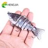 1 шт. HENGJIA 15,4 г, 7 секций, шарнирные рыболовные приманки, пластиковые снасти для воблера Minnow
