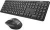 Arteck Bluetooth Keyboard Mouse Connects To 3 Devices At the Same Full Size Bluetooth Ergonomic Smartphone Interchangeable with Set, Multi-Pairing,