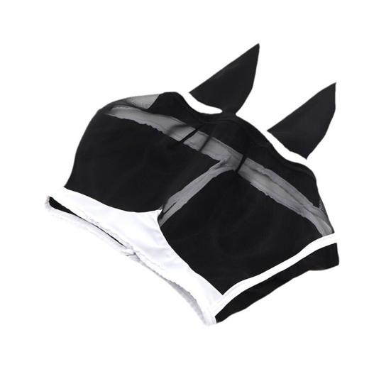 Сетчатая защита для лица от мух с ушами, защита от ультрафиолета, дышащая защита для лица лошади для защиты глаз от насекомых-вредителей