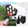 Solar Light Wall Lamp Simulation Surveillance Fake Camera Human Body Infrared Sensor Outdoor Garden Spotlight For Patios And Yards
