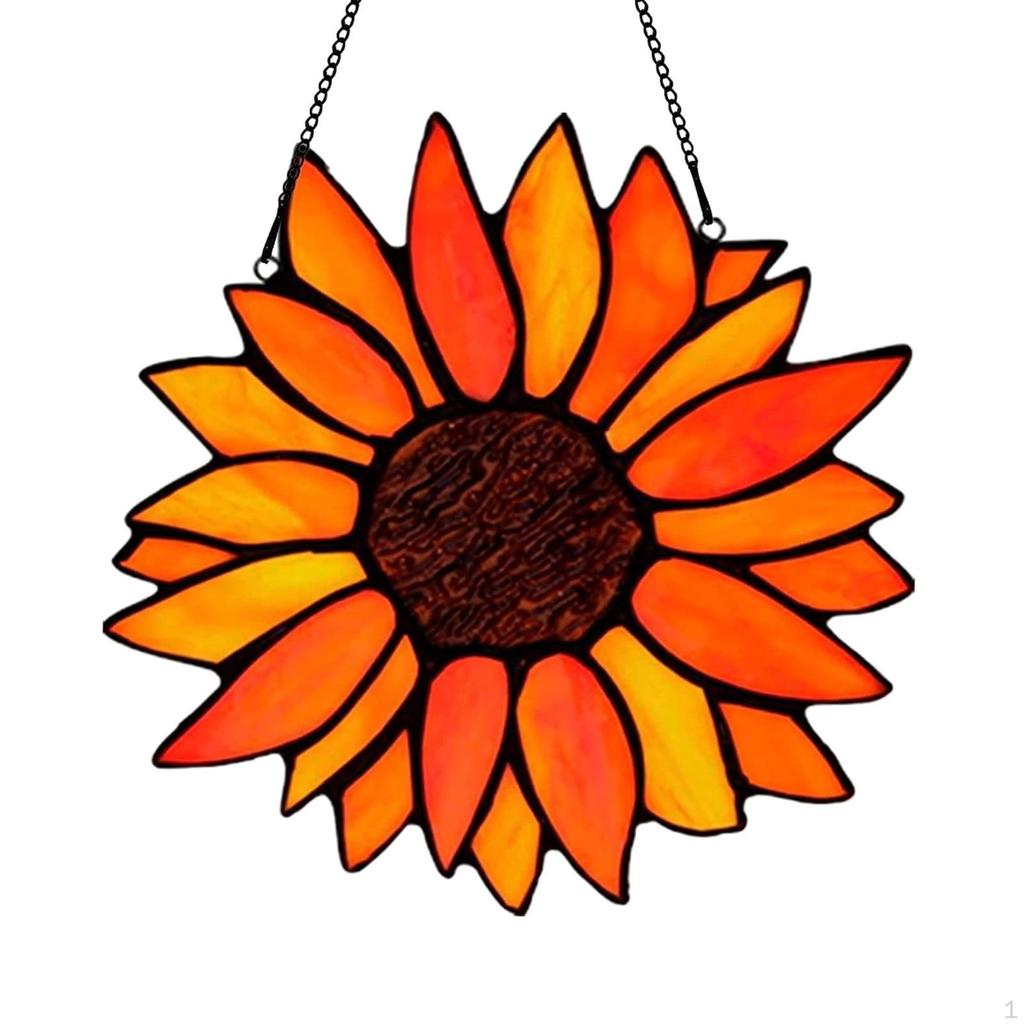 Подсолнух, подвесной орнамент, вешалки, подарок для мамы, растительный декор, подвеска для бабушки, открытый