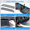 Grille Mesh Ert For Tesla New Model Y Juniper 2025-2026, Front Air Inlet Vent Grille Cover Guard With Ect Protection, Replacement For Model Y
