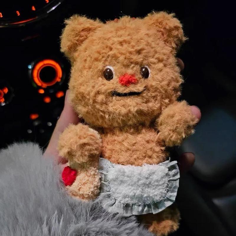 Милый мультфильм Кавали, плюшевый медведь, кукла, брелок, сумка, автомобильные ключи, аксессуары, пара, подруга, игрушки на день рождения для девочек