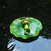 Floating Frog Ornament Waterproof Detailed Pool Decor Frog Sculpture Eco-friendly Floating Figurine Craft