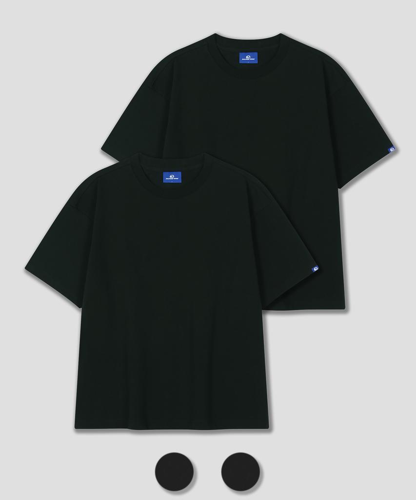 DOLPHIN WAVE APPAREL [2 шт.] Свободная укороченная футболка с коротким рукавом с дельфинами, 2 шт.