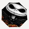 Nightmare Before Christmas Themed Automatic Opening and Closing Umbrella, Brightly Colored 8-rib Portable Umbrella, Suitable for Men and Wom
