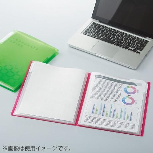 KOKUYO File Clear Holder Book Novita Fixed Type A4 12P Blue Fu-N5710B-12