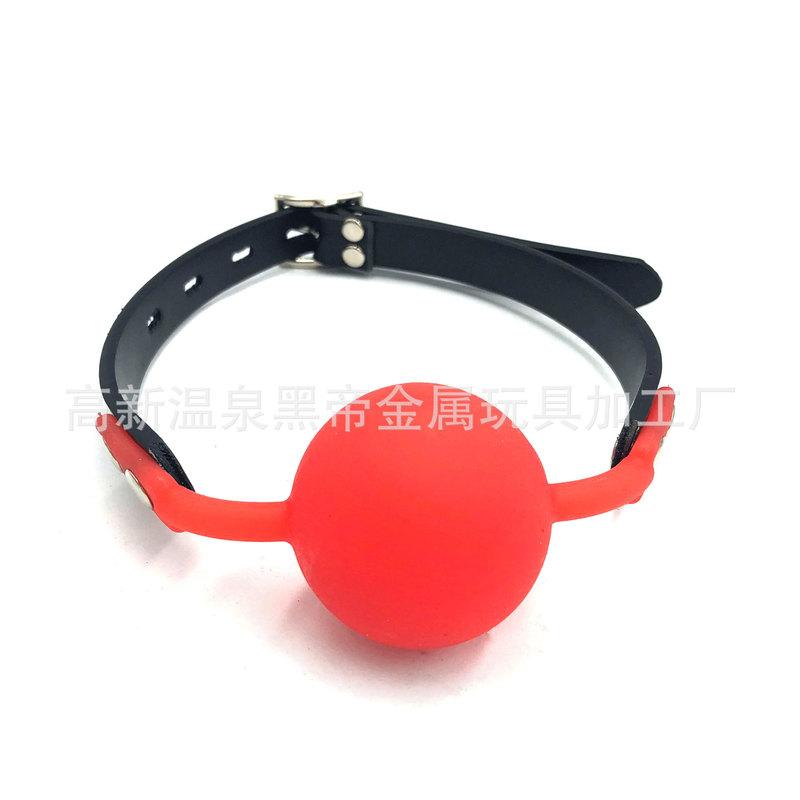 Мужской Женский Красный Шар Большой 5 см Силиконовый Рот Шарик Затычка для Рота Мягкий Резиновый Рот Хомут Кляп Секс Вечеринка Реквизит БДСМ Пара Секс