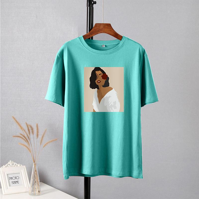 Shellsuning большие корейские футболки с короткими рукавами, женские футболки с эстетическими фигурками для женщин, летние простые базовые топы из мягкого хлопка