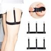 1 Pair Shirt Retainers Easy To Use Hidden Shirt Garters Retainer Adjustable Elastic Band Skin-Friendly Shirt Wrinkle Prevention Holders for Men Women