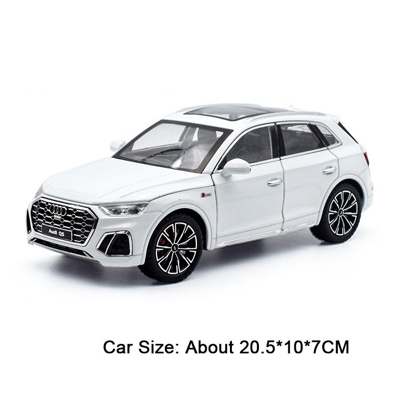 1:24 Q5 Rs7 Сплав Автомобиль Литая Модель Игрушки Управление Передними Колесами 6 Открывающихся Дверей Звук Свет Оттягивание Назад Подарок на День Рождения для Парня