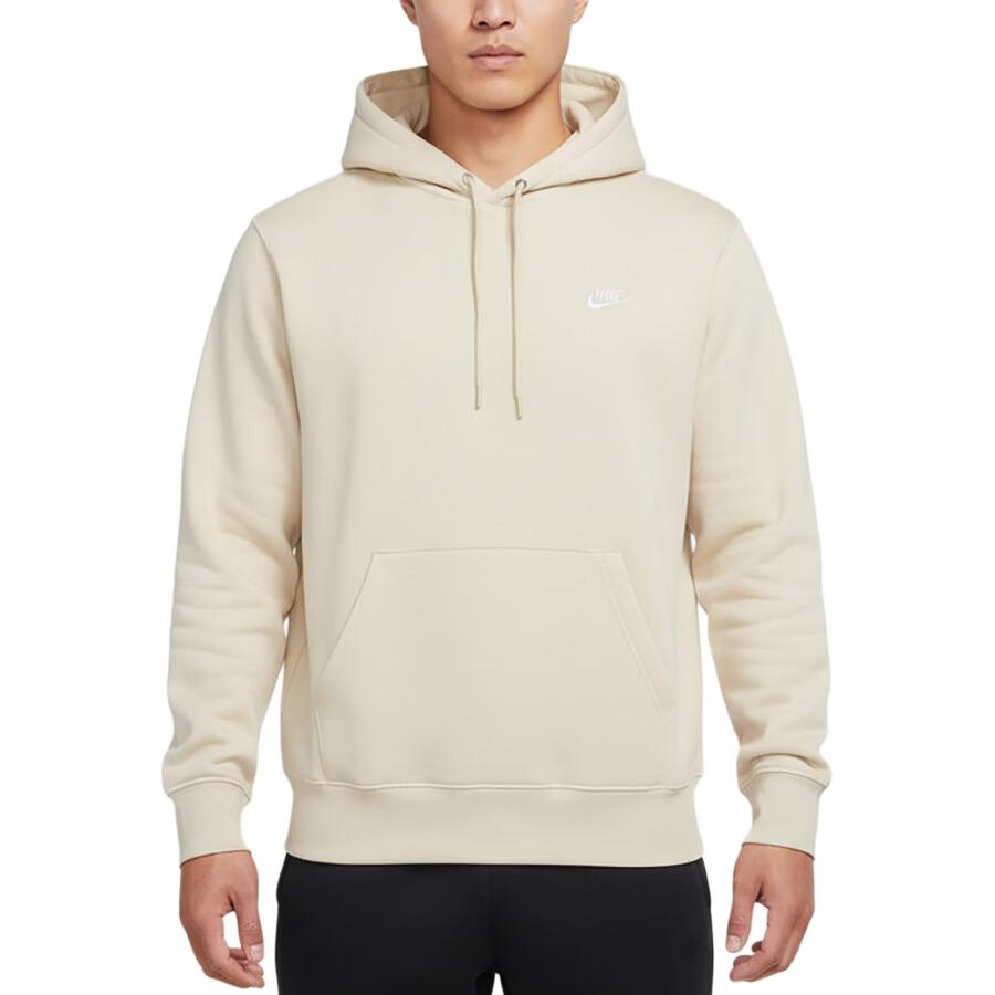 Nike Sweatshirts Men's Beige Hooded Moderate Regular FN3860-229