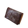 Визитница из кожи Bridle, коричневого цвета, Япония,