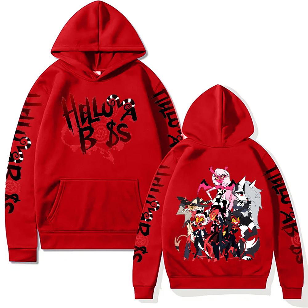 Helluva Boss Hoodies New Trends Y2k Aesthetic Anime Sweatshirt Unisex Loose Hip Hop Streetwear Vintage Harajuku Pullovers Casual