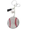2er Set Sportball-Schlüsselanhänger, kreatives Geschenk für Sportpartys, Mini-Sportball-Rucksackanhänger