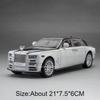 1:24 Rolls Royce Cullinan Phantom Model Car Toy Alloy Body Light Sound Shock Absorption Sports Cars Models Collection Boys Gifts