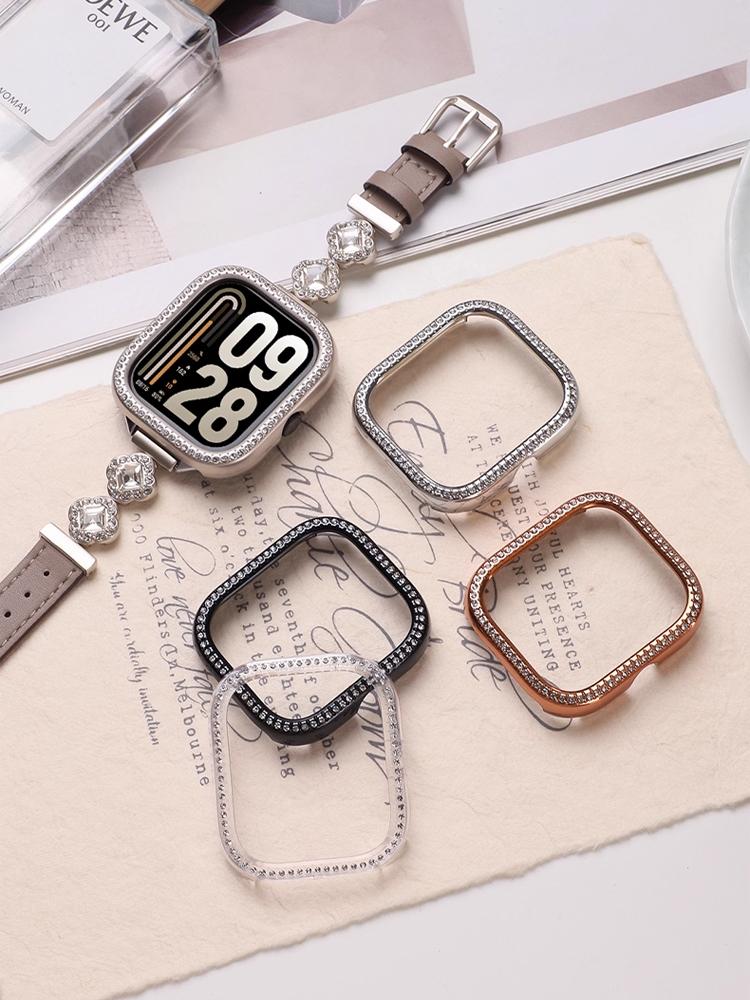 Алмазный Чехол Для Xiaomi Redmi Watch 5 Active 5 Lite аксессуары Всесторонний Жесткий PC Бампер Рамка корпус Чехол Redmi Watch5 Active