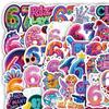 60Pcs Six Seven Neon Stickers Trendy Funny Quote Labels Decals for Water Bottle Phone Case Laptop Waterproof DIY Notebook Stickers