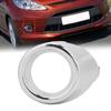 1Pc L/R Car Front Fog Light Lamp Cover Trim Bezel ABS Chrome Scratch Resistant for Ford Fiesta MK7 2008 To 2012