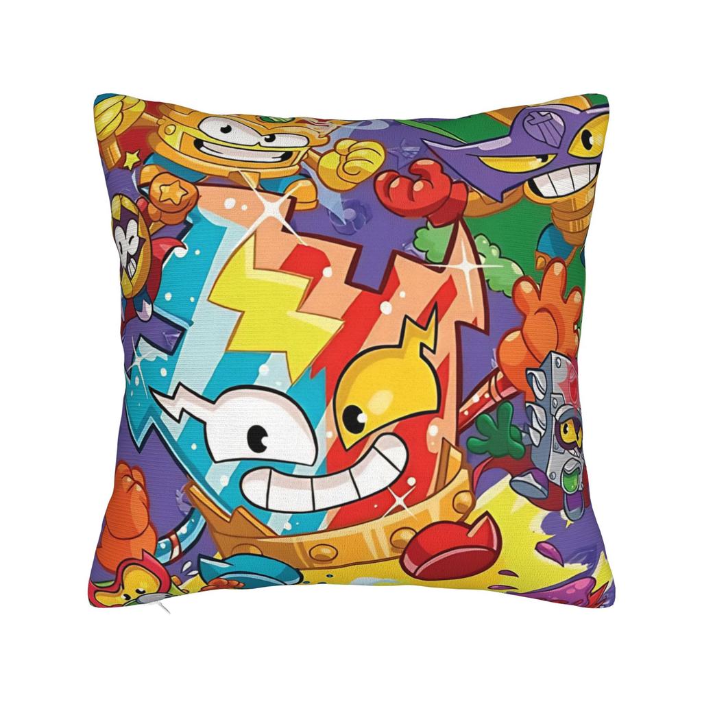 Funny Game Superthings Pillow Cover Novelty Pillow Case For Sofa Car Home Decor Soft Pillowcases Gift