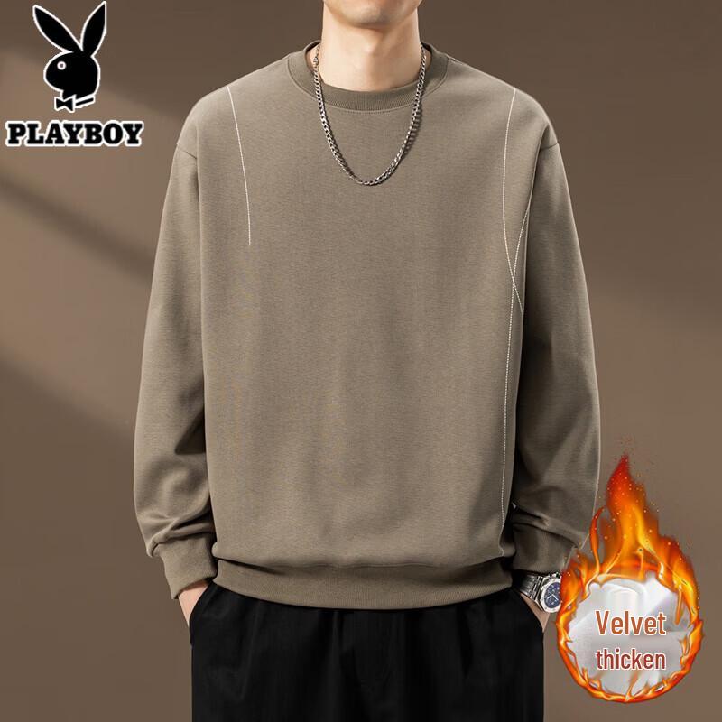 PLAYBOY Мужской повседневный свитшот с круглым вырезом