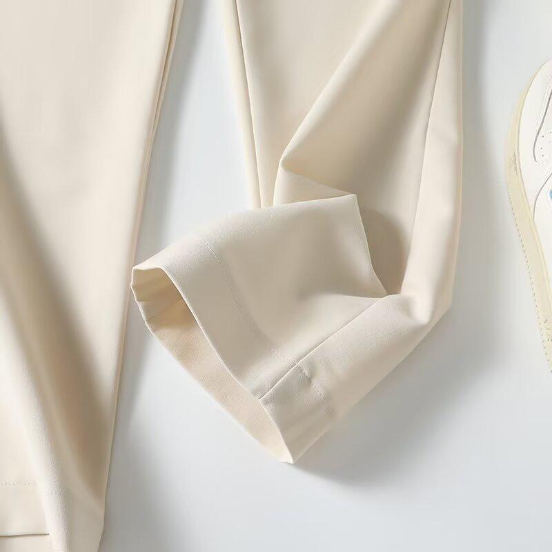 2025 Spring Women's High-Waisted Straight-Leg Pants - Versatile, Casual, and Elegant