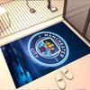 Manchester City FC Print Rug, Washable Floor Carpet, For Entryway Dorm Laundry Room Office Study, Home Decor Birthday Christmas Gift