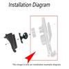 Для Land Rover Defender 90 110 130 2020 2021-2024 Беспроводная зарядка Держатель для телефона в машину Специальный Фиксированный Базовый Кронштейн Автоаксессуары