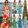 2025 New Fashion Trend Dresses Spring Summer Printed Waist Dresses Fashion Women's