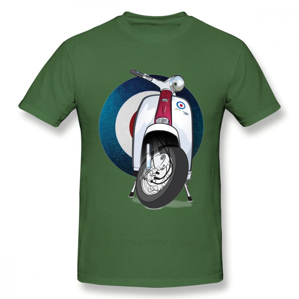 Awesome Target Logo T Shirt Italy Scooter Tee Shirt Unisex Vintage Motocycle Graphic Tshirt Big Size