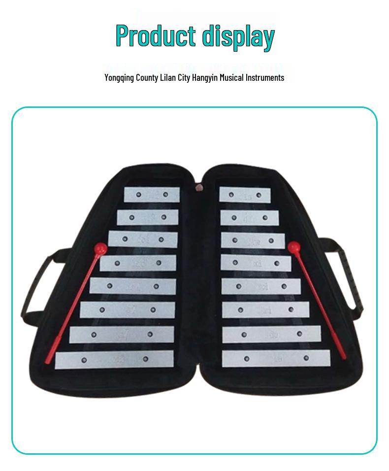 16-Note Double Row Glockenspiel for Early Childhood Education
