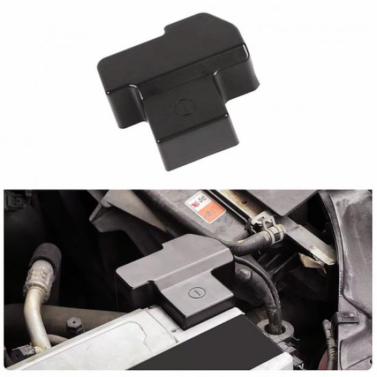 Защитная крышка отрицательной клеммы аккумулятора под капотом для Ford F150 2015-20 Черная