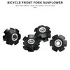 Крышка верхней крышки выноса рулевой колонки для велосипеда Крышка верхней крышки выноса рулевой колонки для велосипеда Болт винта рулевой колонки Гайки-звездочки для трубы передней вилки 1-1/8" 28,6 мм