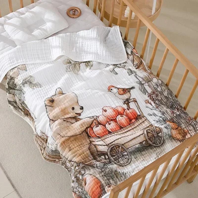 Multi-Purpose Infant Wrap - Ultra-Soft Gauze Receiving Blanket for Newborns & Toddlers for Summer/AC Use