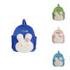 Adorable Cartoon Rabbit Backpack For Kids Breathable And Spacious School Bag In Lake Blue Green Pink Blue Black And Purple