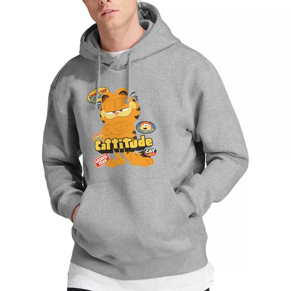 Garfield Movie Mens Cattitude Hoodie