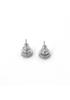 Forchaser Circle Earrings - White