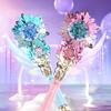 Electric Light Music Magic Wand, Little Princess Spinning Snowflake Fairy Wand, Play House Luminous Toys