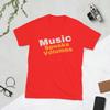 Music Speaks Volumes T Shirt for Unisex Cotton Funny TShirt O Neck Tee Shirt Short Sleeve Clothing Birthday Gift