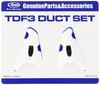 ARAI TDF3 Duct (Left and Right Set) Glass White (Old