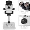 3.5X-90X Stereo Microscope 360°Swiveling Trinocular Stereo Microscope with Pillar Stand