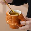 3D Ceramic Mug Muscle Mug Coffee Mug Milk Mug Man Gym Trainer Office Household Creative Funny Water Cup  Year Birthday Gift