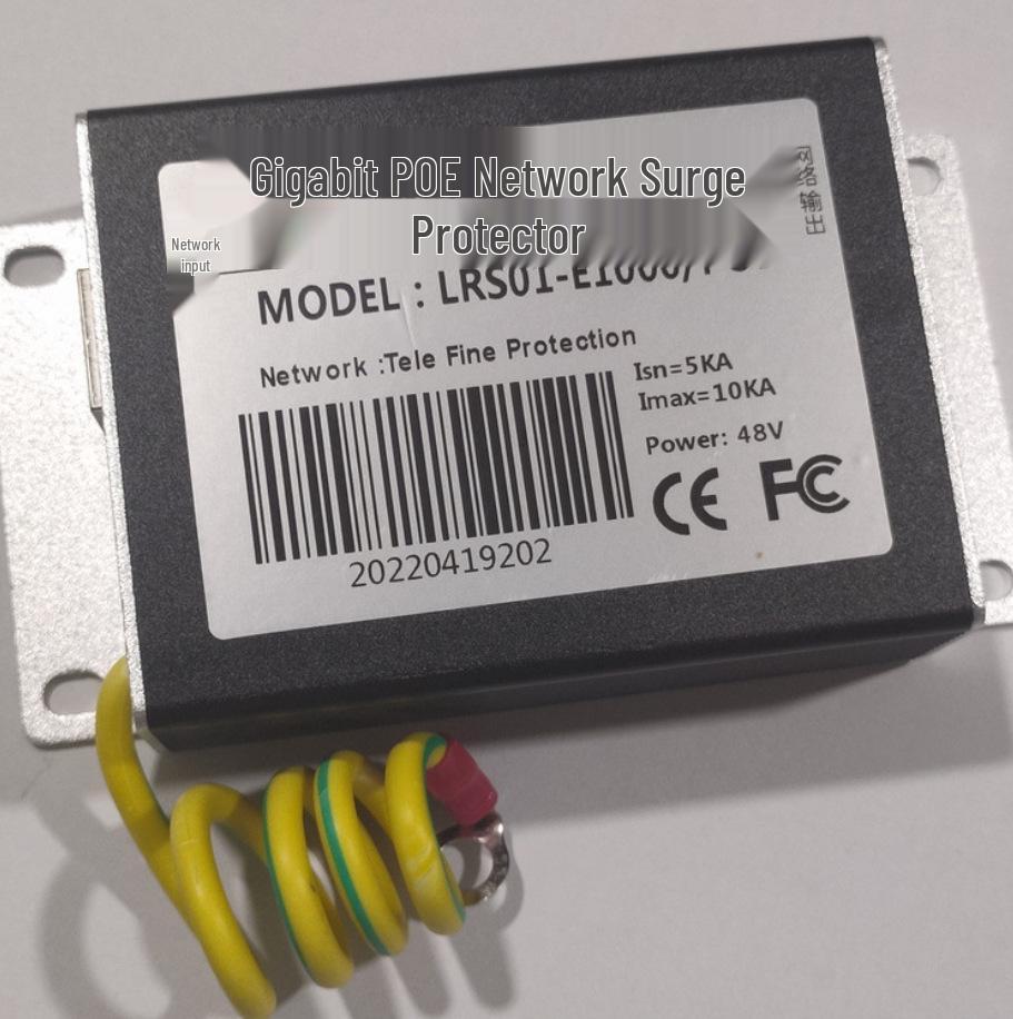 POE RJ45 Сетевая защита от молнии - Защитник видеосигнала для оборудования компьютерной сети